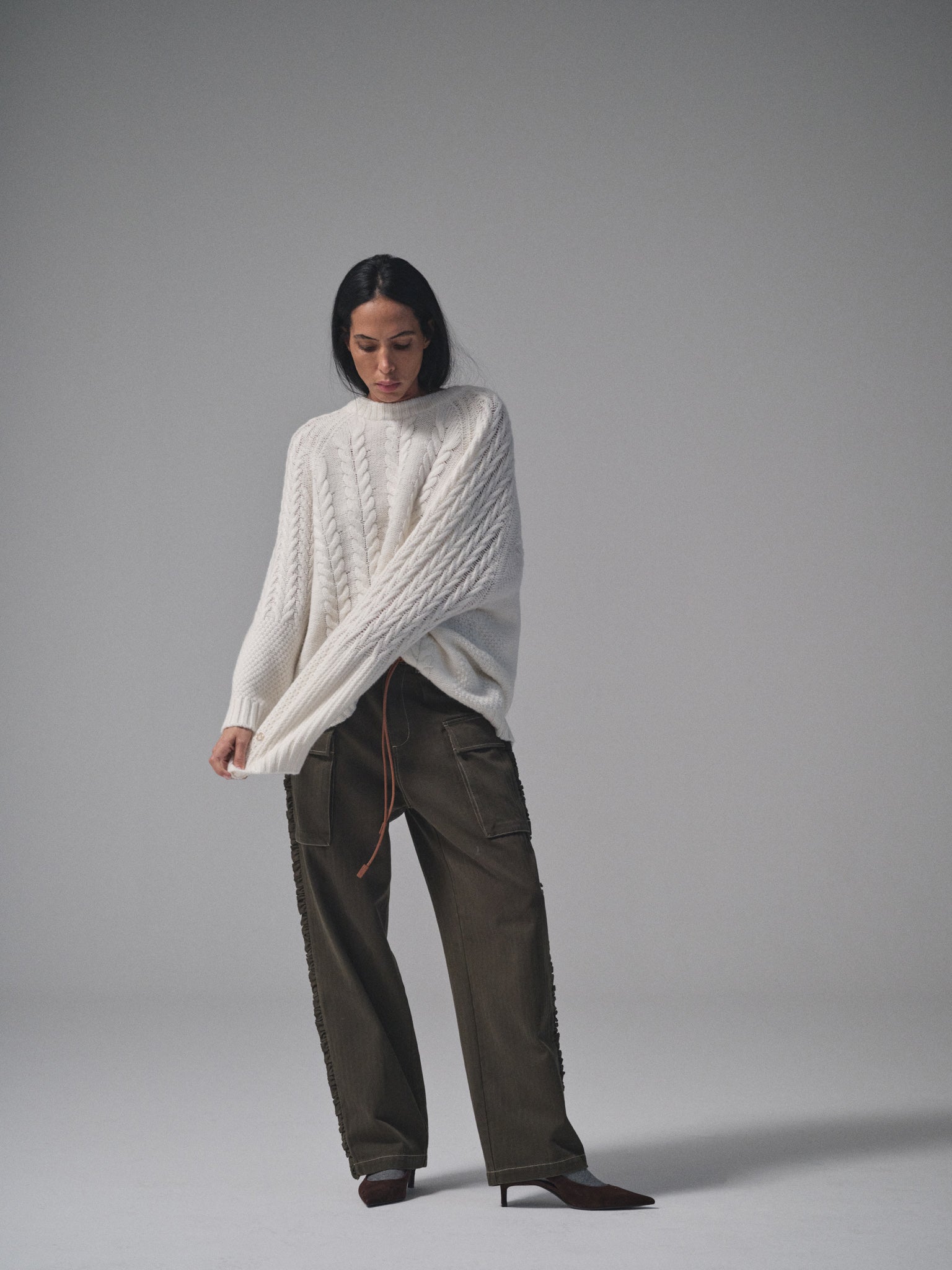 Modelshot / Kombu Green / Detail